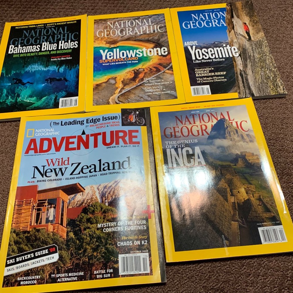 Lot of National Geographic Magazines